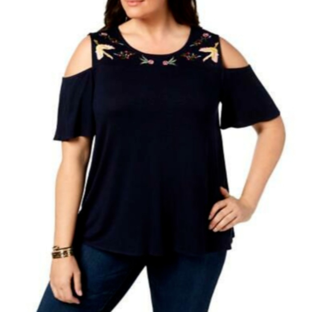 Style & Co. Womens Pullover Top Blouse Plus Sz 2X